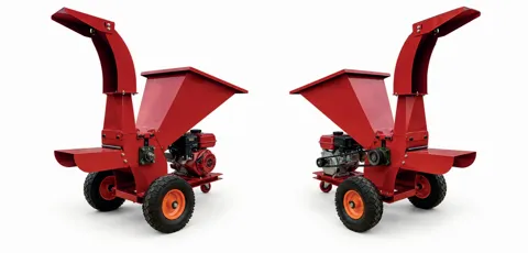 Tree shredder range