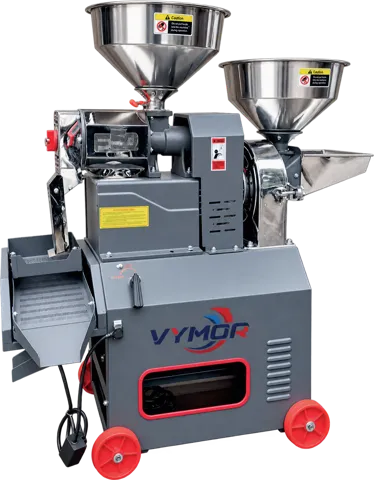 WY-6NF50-26F Rice mill with stainless steel hoppers